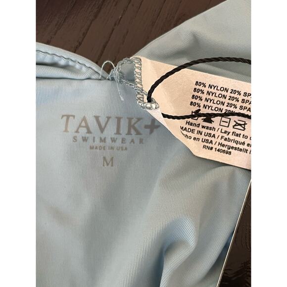 Tavik Swim One Piece Swimsuit Plunge Color Block Swimwear - Picture 8 of 8